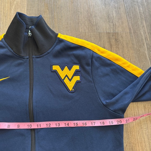 NIKE West Virginia University Mountaineers Embroidered Full Zip Track Jacket - Picture 5 of 9